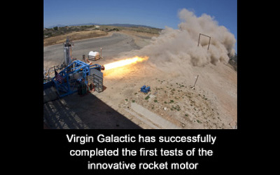 Successful SpaceshipTwo Rocket Motor Testing